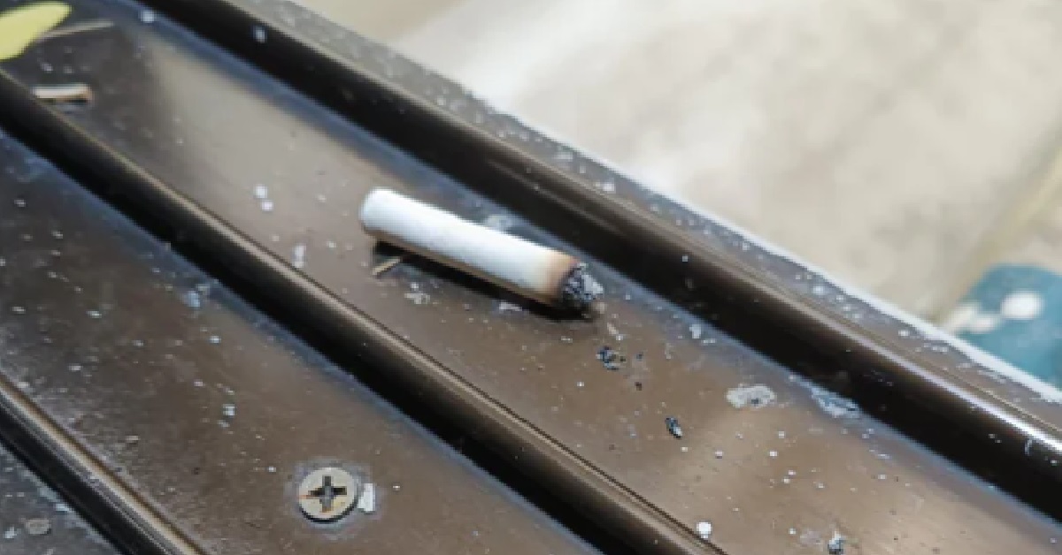GUY’S UPSTAIRS NEIGHBOUR KEEPS THROWING CIGG BUTTS ONTO HIS WINDOW