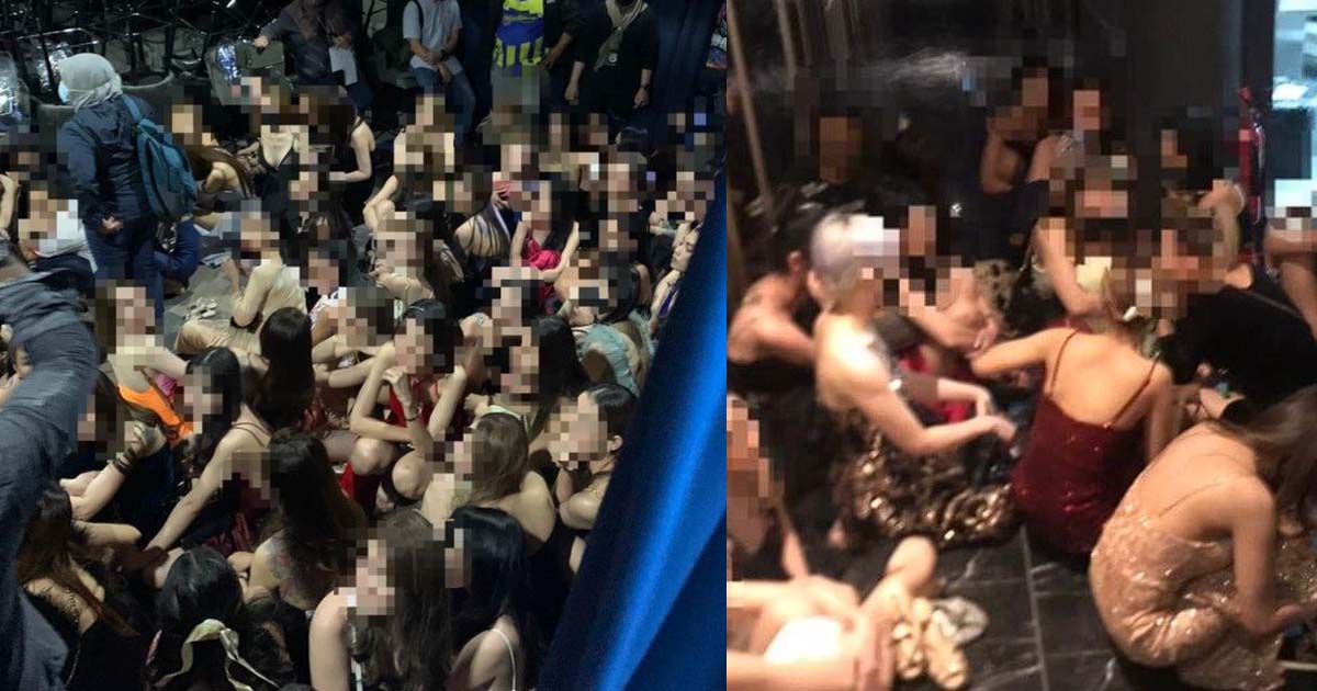 133 THAI GIRLS ARRESTED IN KL AFTER FLOWER JOINT RAIDED BY AUTHORITIES