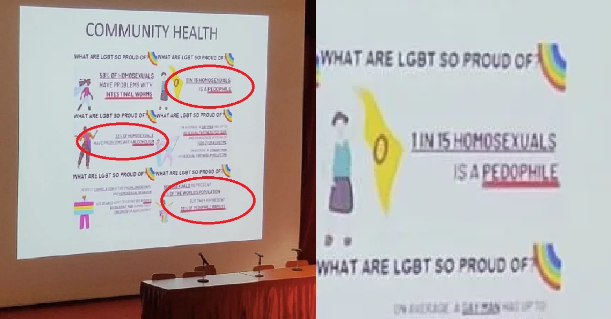HWA CHONG SCHOOL COUNSELLOR DISCRIMINATED LGBTQ PEOPLE DURING ASSEMBLY
