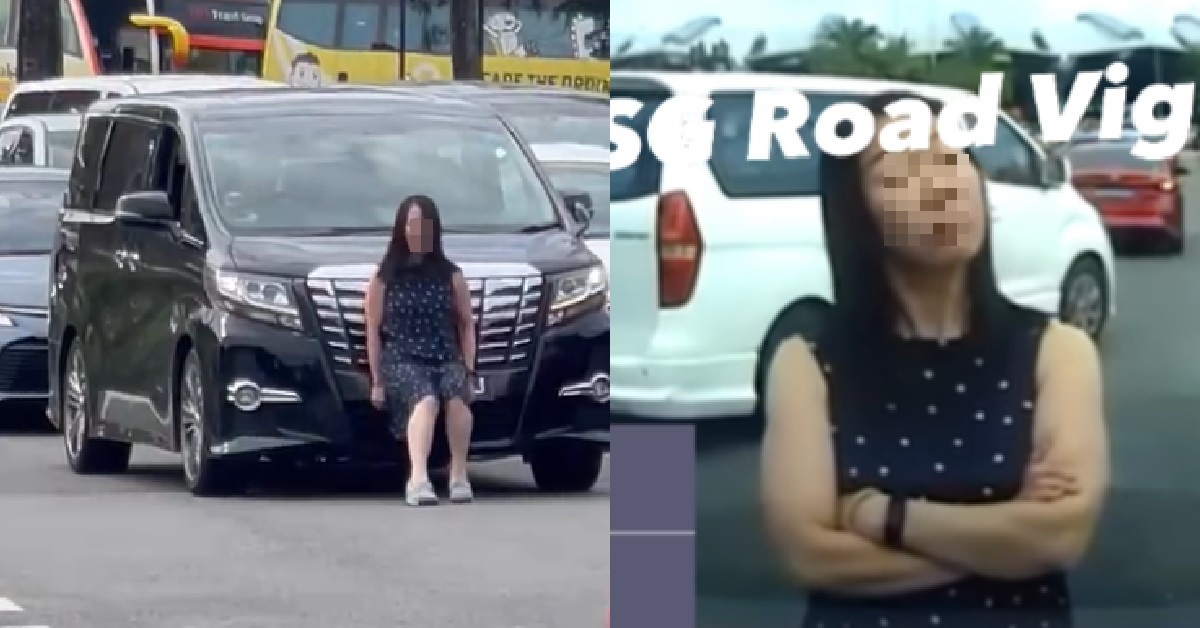 WOMAN WHO THREW DRIVER’S LICENSE PLATE AT HIS CAR, WANTED BY JOHOR POLICE