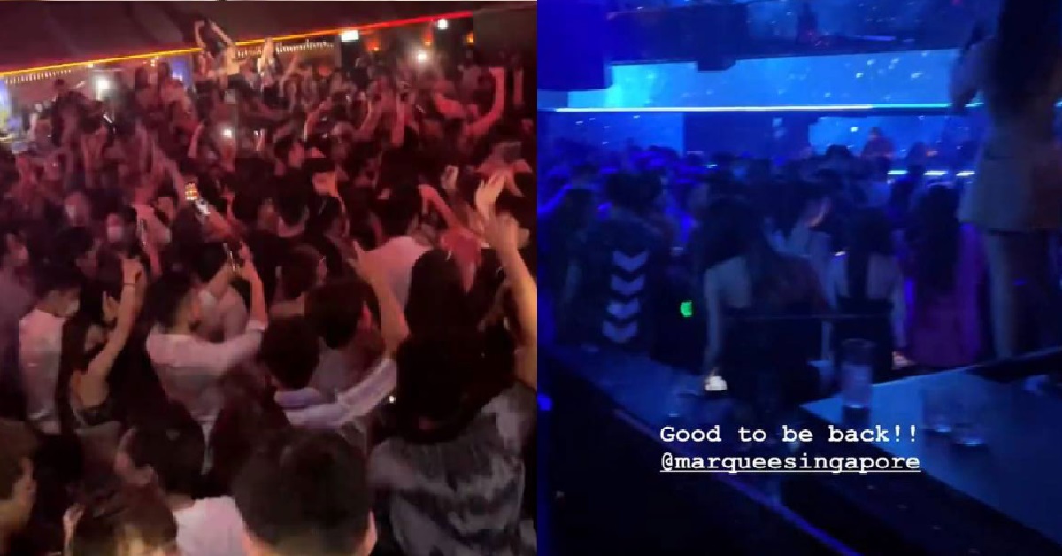 S’PORE CLUB MARQUEE REOPENED ON 1 JULY, PACKED LIKE SARDINES