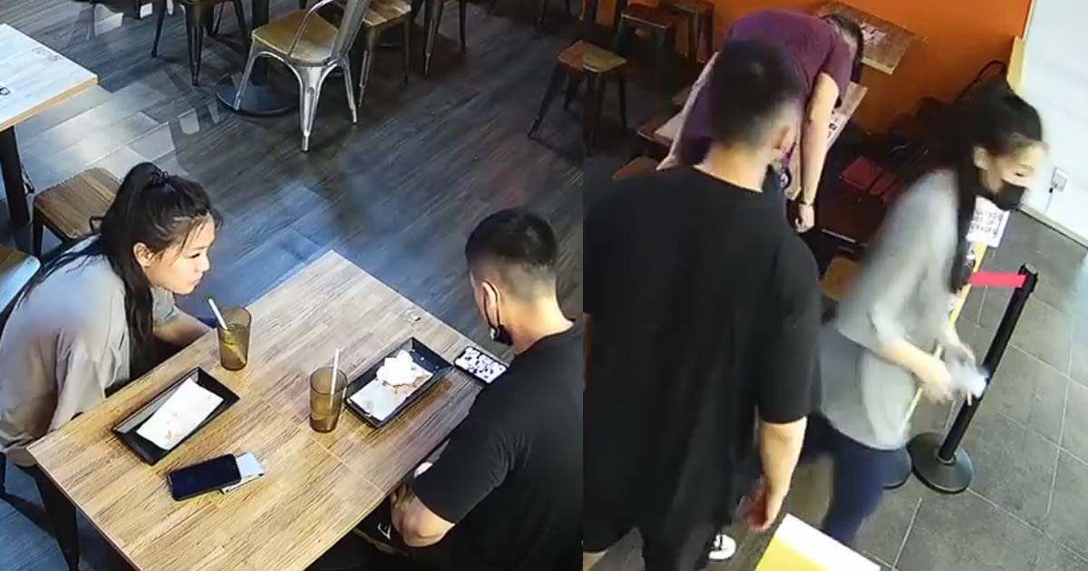 COUPLE EATS AND LEAVES WITHOUT PAYING @ ORCHARD, EATERY RUN BY DEAF COUPLE