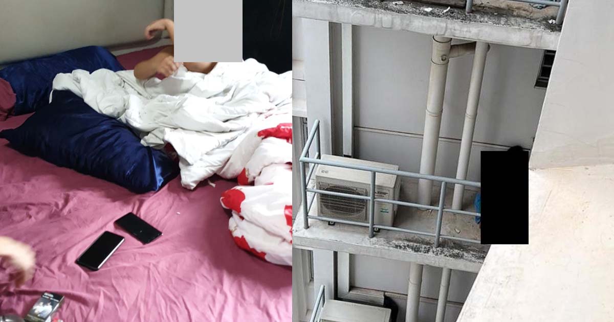 PREGNANT WOMAN CLIMBS OUT OF WINDOW TO ESCAPE CNB OFFICERS