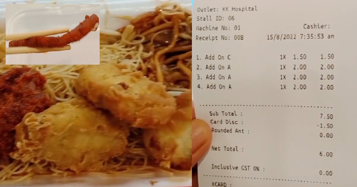 WOMAN PAID $7.50 FOR “ECONOMIC” BEE HOON – SMALL SLICE OF LUNCHEON MEAT $2