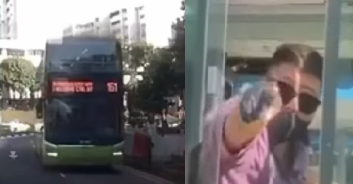 BUS DRIVER WHO POINTED MIDDLE FINGER AT CAR DRIVER WAS PROVOKED – SBS TRANSIT