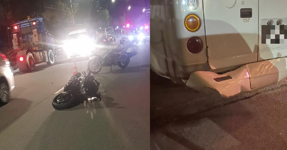 25 Y.O MOTORCYCLIST KILLED IN BUKIT BATOK ACCIDENT, WOMAN APPEALING FOR WITNESSES