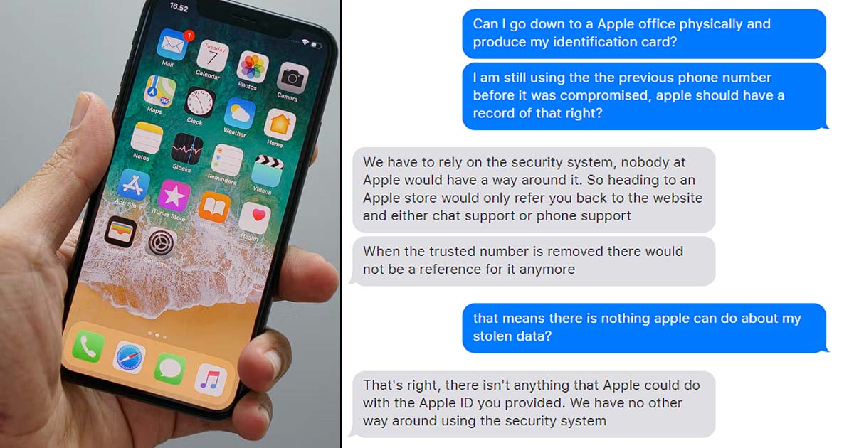 APPLE ACCOUNT HACKED, SUPPORT SAYS THEY CAN NOT DO ANYTHING ABOUT IT