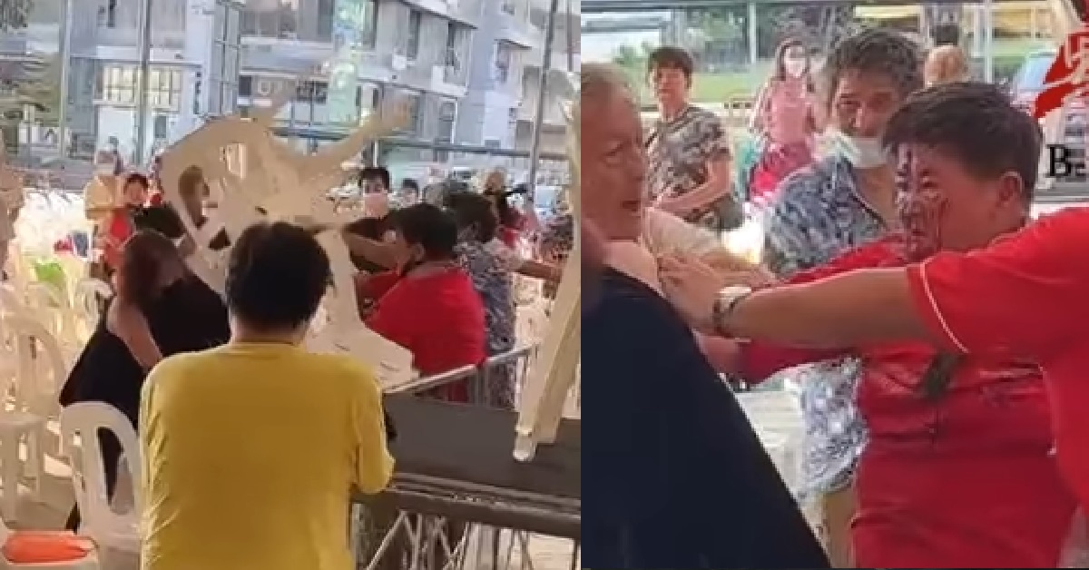 SHORT-HAIR AUNTIE WHO THREW CHAIR AT WOMAN, SHARES HER POV ON VIRAL FIGHT