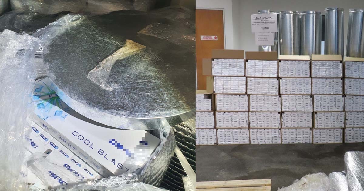 OVER 37,000 CARTONS OF CONTRABAND CIGARETTES CAUGHY BY ICA OFFICERS @ PASIR PANJANG