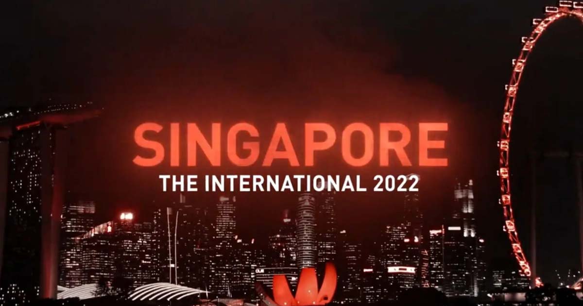 DOTA 2 INTERNATIONAL TOURNAMENT HELD AT SUNTEC & INDOOR STADIUM