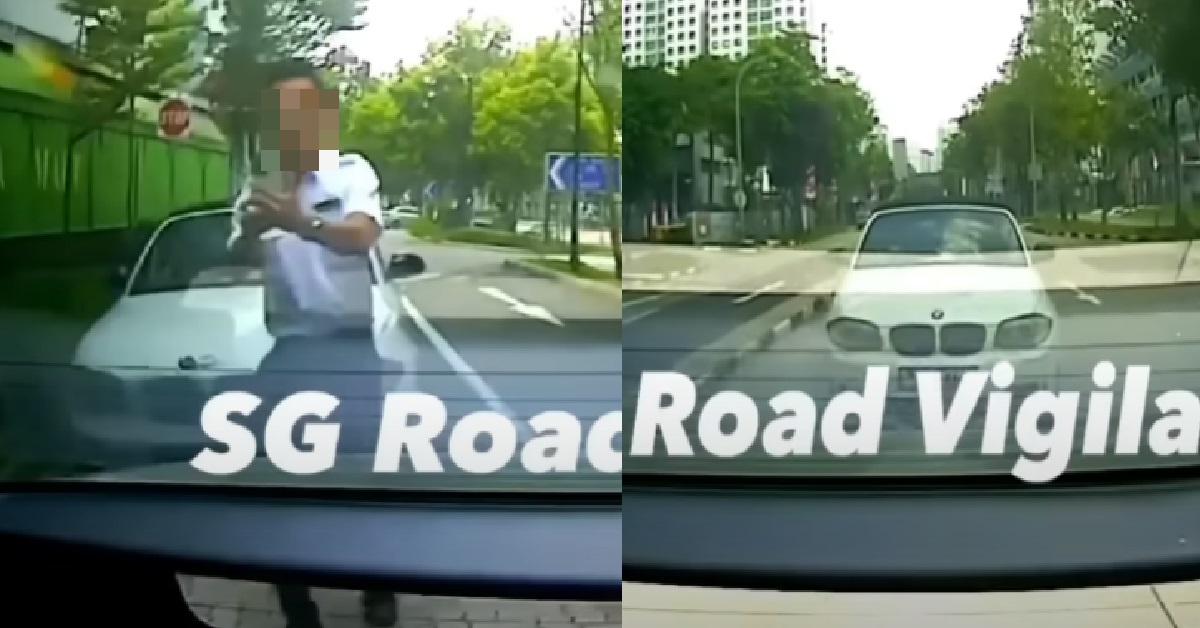 DRIVER DROVE TO POLICE STATION FOR HELP AFTER BMW DRIVER KEPT FOLLOWING HIM
