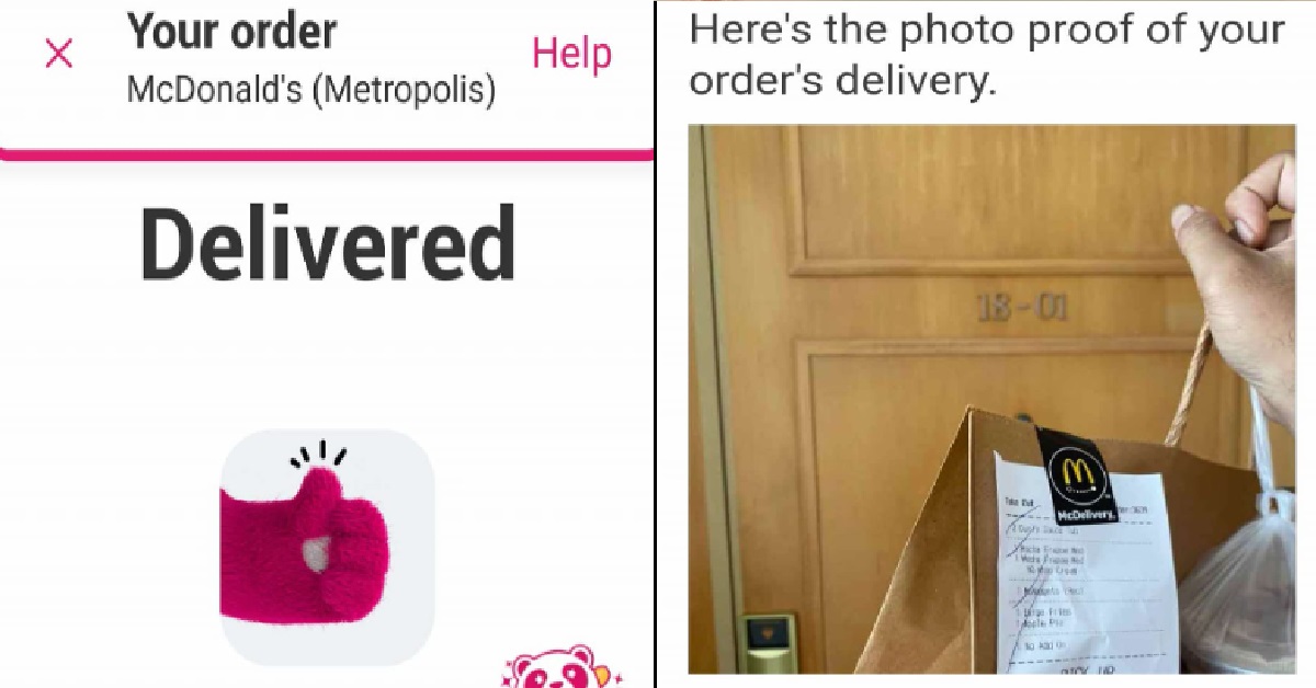 MAN’S FOODPANDA ORDER DELIVERED TO THE RIGHT UNIT BUT WRONG BLOCK, CHARGED $22