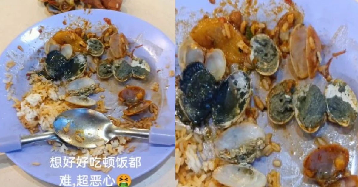 MAN FOUND GREYISH GOO INSIDE CLAMS THAT HE BOUGHT FROM BUKIT GOMBAK EATERY