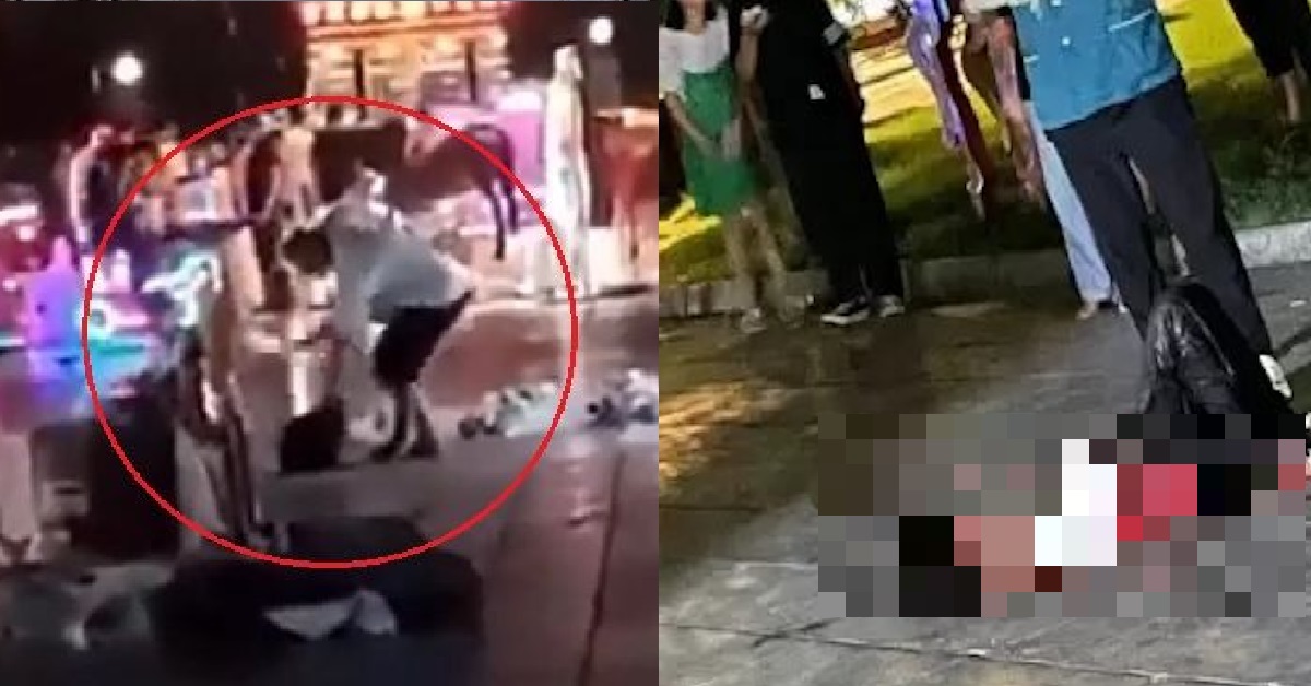 MAN UPSET AFTER BEING REJECTED BY 2 GIRLS, SLASHED THEM WITH KNIFE IN PUBLIC SQUARE