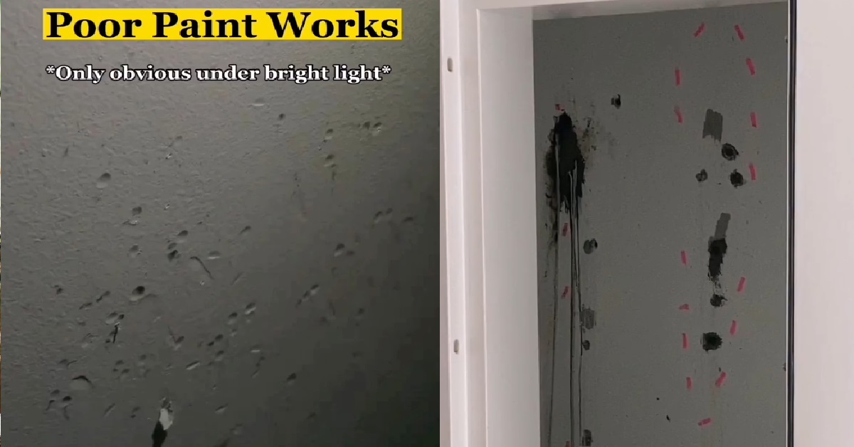 COUPLE FINALLY GOT THEIR BTO FLAT AFTER 5 YEARS, BUT FOUND DENTS & MANY OTHER DEFECTS