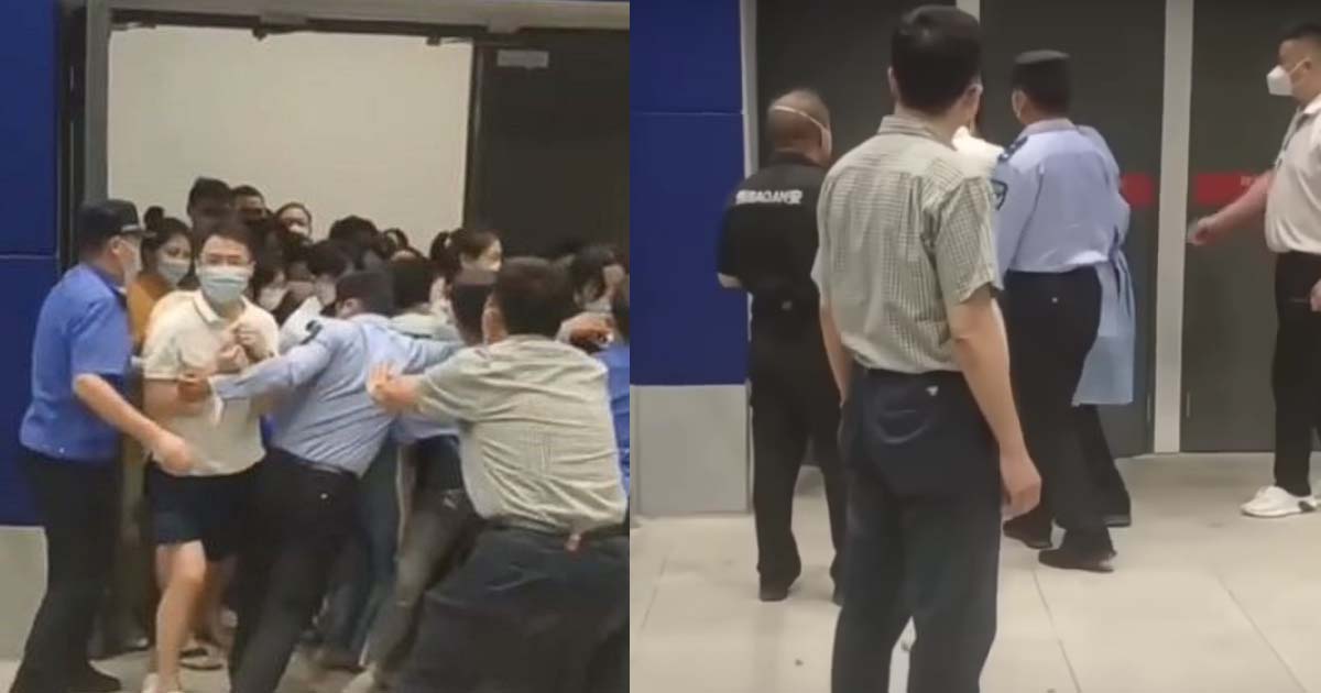 PRC AUTHORITIES LOCKED CUSTOMERS IN SHANGHAI IKEA TO PREVENT COVID-19
