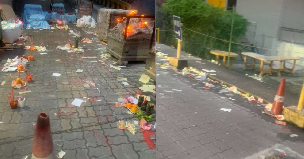 NETIZENS COMPLAIN ABOUT JOSS PAPERS STREWN EVERYWHERE ON LAST DAY OF 7TH MONTH