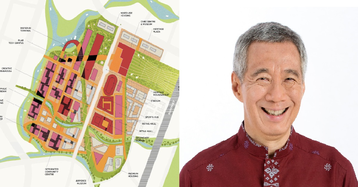PM LEE – ABOUT 150,000 NEW HOMES CAN BE BUILT AT THE NEW PAYA LEBAR TOWN