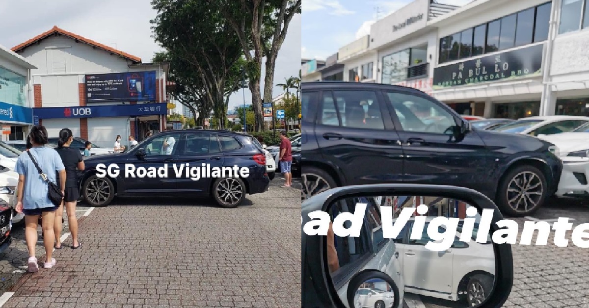 YOUNG BOY ALLEGEDLY CRASHED MOTHER’S BMW INTO PARKED CAR @ SERANGOON