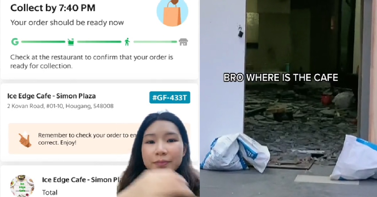 WOMAN’S GRABFOOD PICKUP ORDER WAS ACCEPTED, REACHED THERE & SEES IT CLOSED DOWN