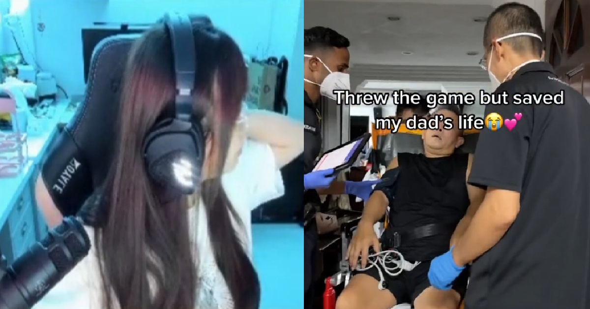 LIVESTREAMER PLAY GAME HALFWAY, THEN FATHER SUDDENLY KENA HEART ATTACK