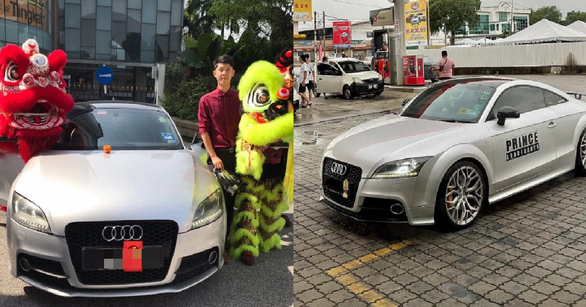 26 Y.O MAN SAYS HE SOLD USED CARDBOARD FOR 4 YEARS UNTIL HE COULD AFFORD AUDI
