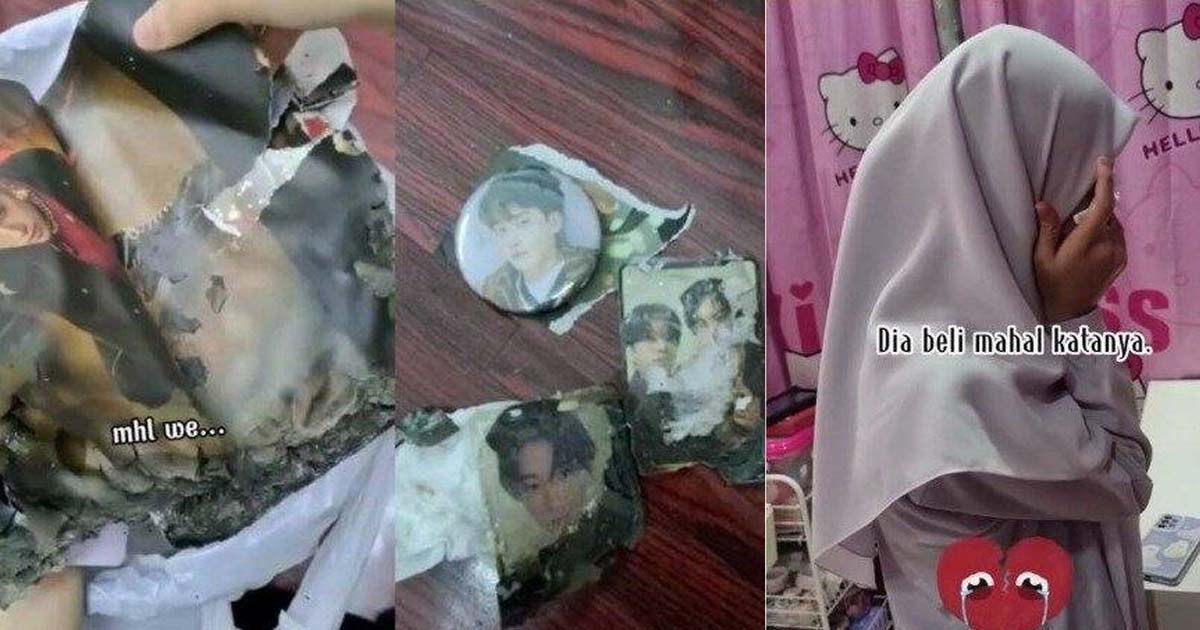 ANGRY MALAYSIAN FATHER BURNS DAUGHTER’S K-POP COLLECTABLES