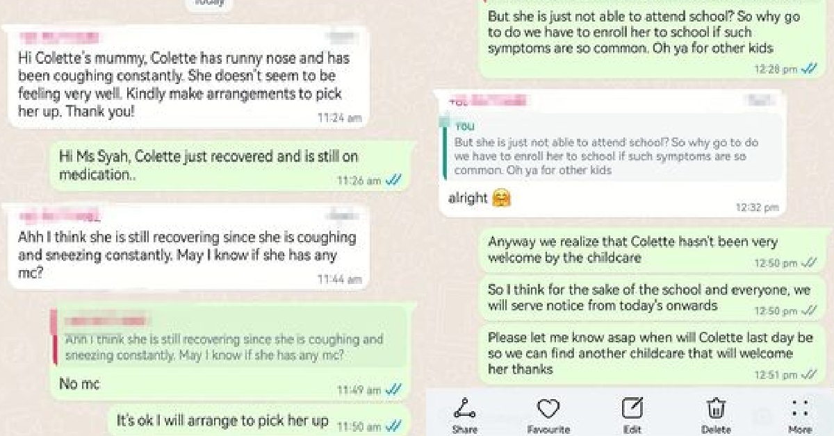 TODDLER SENT HOME FROM SCHOOL FOR COUGHING & FLU, UPSET MUM SAYS CHILD IS FINE