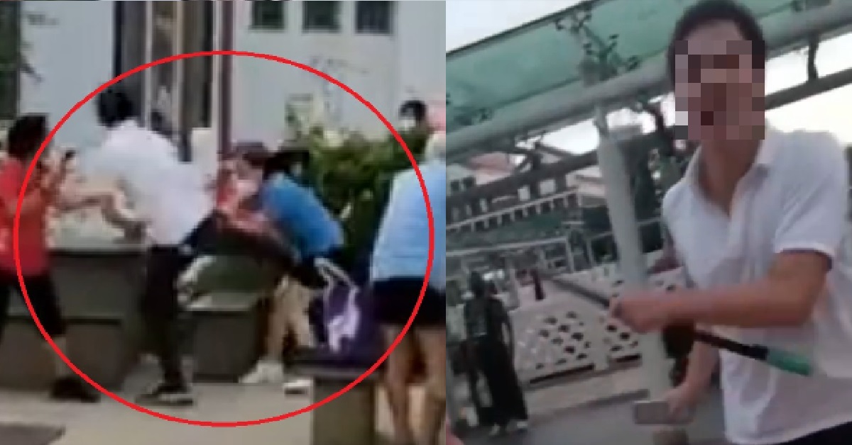 MAN WHO USED STICK TO HANTAM 73 Y.O AUNTIE @ CHINATOWN DURING FIGHT, ARRESTED