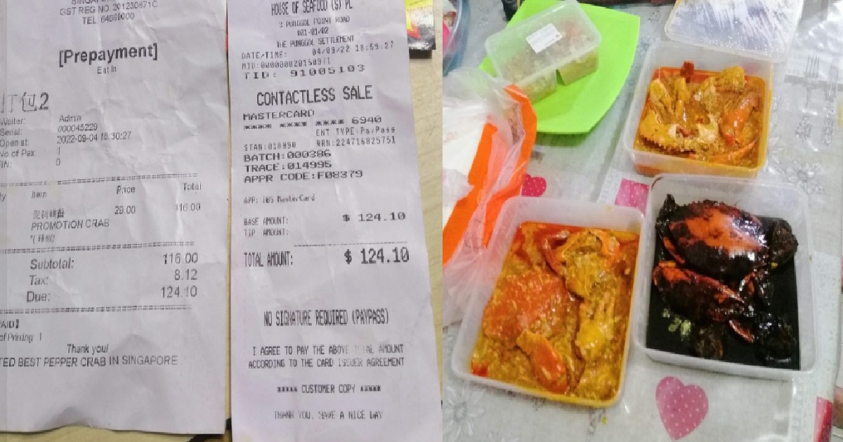 MAN FOUND OUT HE WAS CHARGED $124 FOR 3 CRABS AFTER BEING TOLD IT WAS $93
