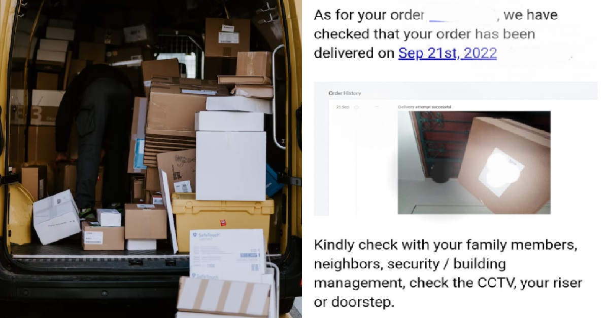 WOMAN PLACED ONLINE ORDER, RECEIVED WRONG PARCEL WITH DIFF NAME, DATE & ADDRESS
