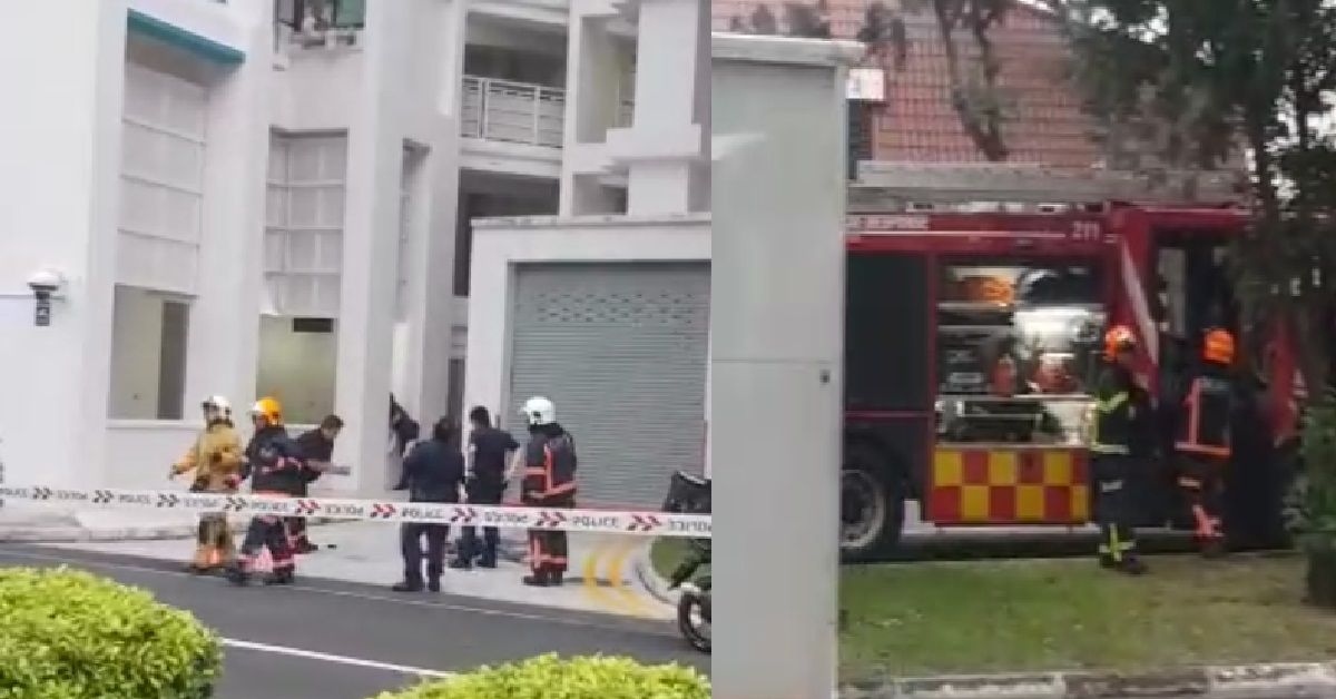 S’PORE POLICE & SCDF FOLLOWED SOP IN EUNOS INCIDENT, BUT WOMAN NOT RECEPTIVE