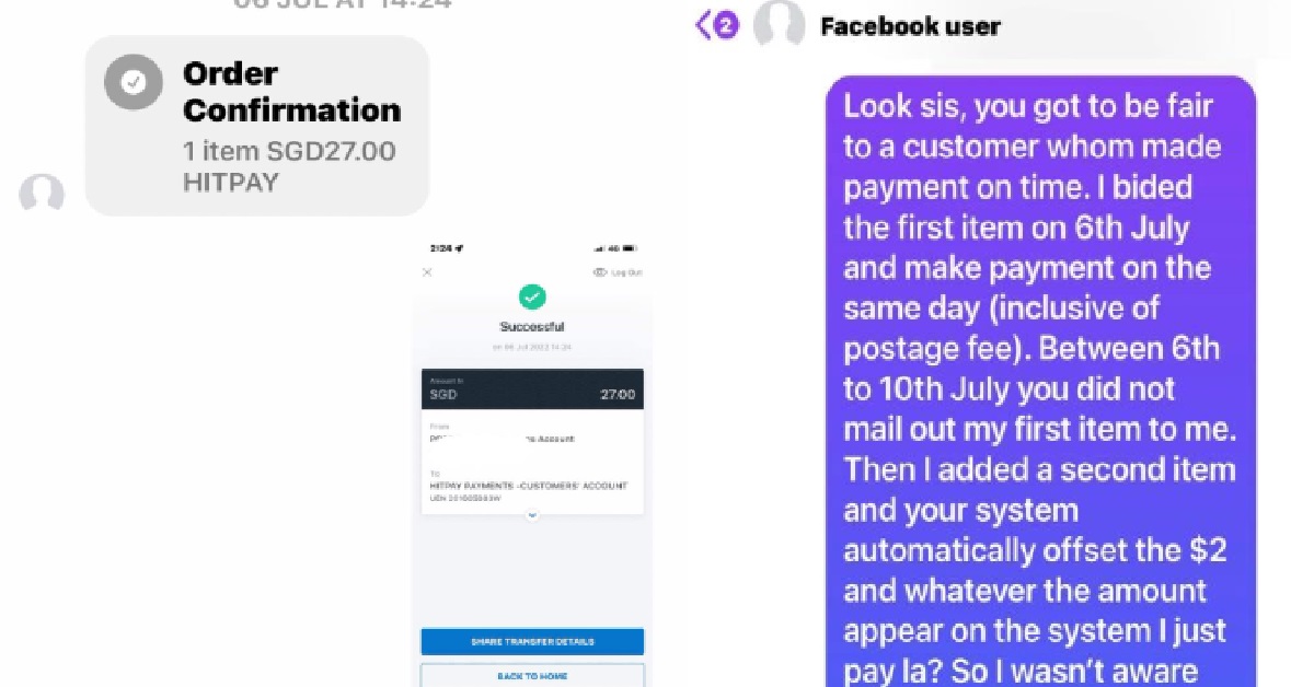 WOMAN BOUGHT RING ONLINE, PAID FOR POSTAGE BUT ITEM NOT DELIVERED, BLOCKED ON FB