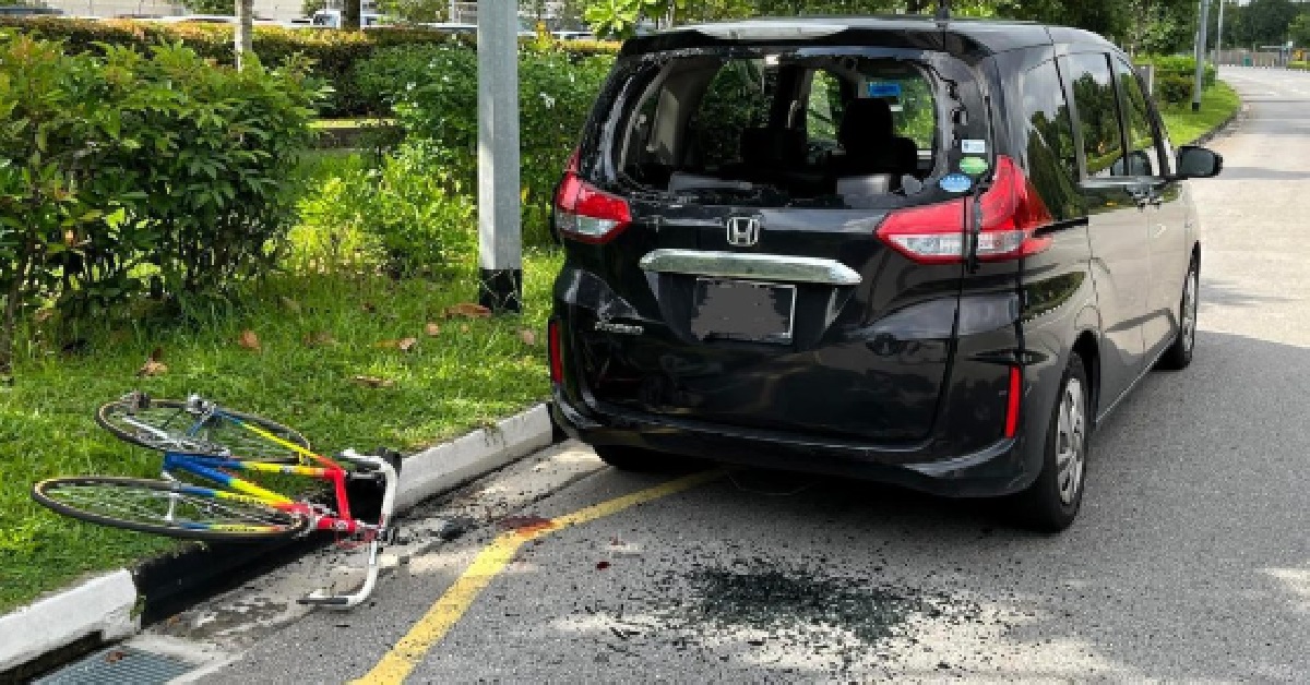 CYCLIST CRASHES INTO ILLEGALLY PARKED CAR, CONCUSSION & CAN’T REMEMBER ANYTHING