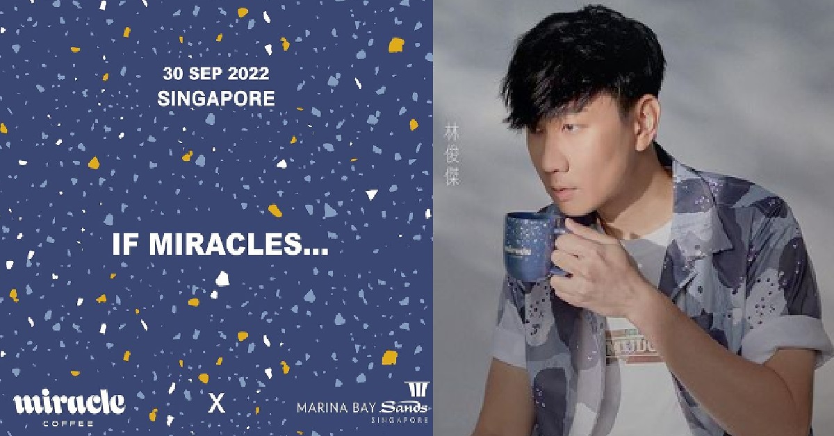 SINGER JJ LIN LAUNCHING HIS MIRACLE COFFEE IN S’PORE ON 30 SEPTEMBER