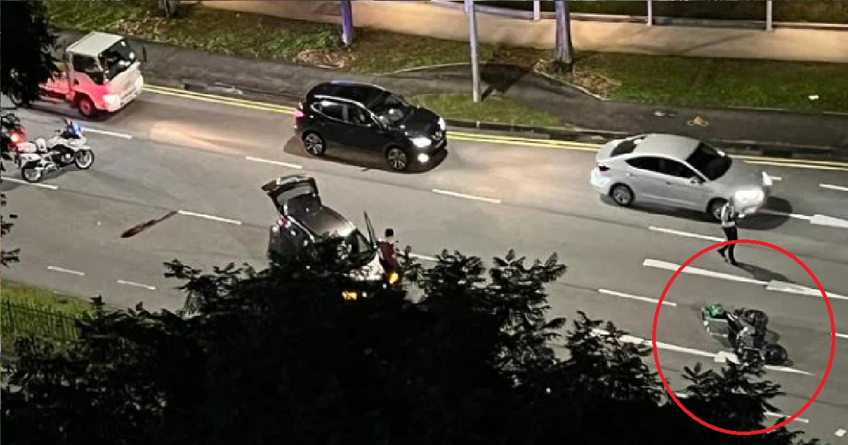 FOOD DELIVERY RIDER KILLED IN ACCIDENT @ HOUGANG, LORRY DRIVER ARRESTED FOR DRINK DRIVING