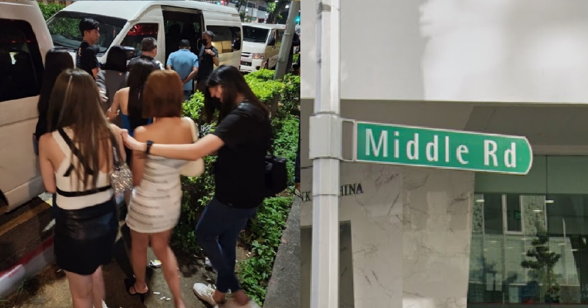 HOSTESSES ARRESTED IN ENFORCEMENT RAID AT ENTERTAINMENT OUTLETS @ MIDDLE RD