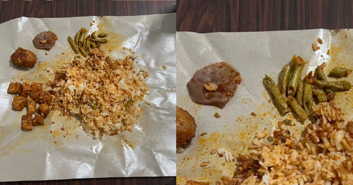 MAN BOUGHT NASI GORENG WITH “MISERABLE” INGREDIENTS: “CUSTOMERS ARE LIKE BEGGARS”
