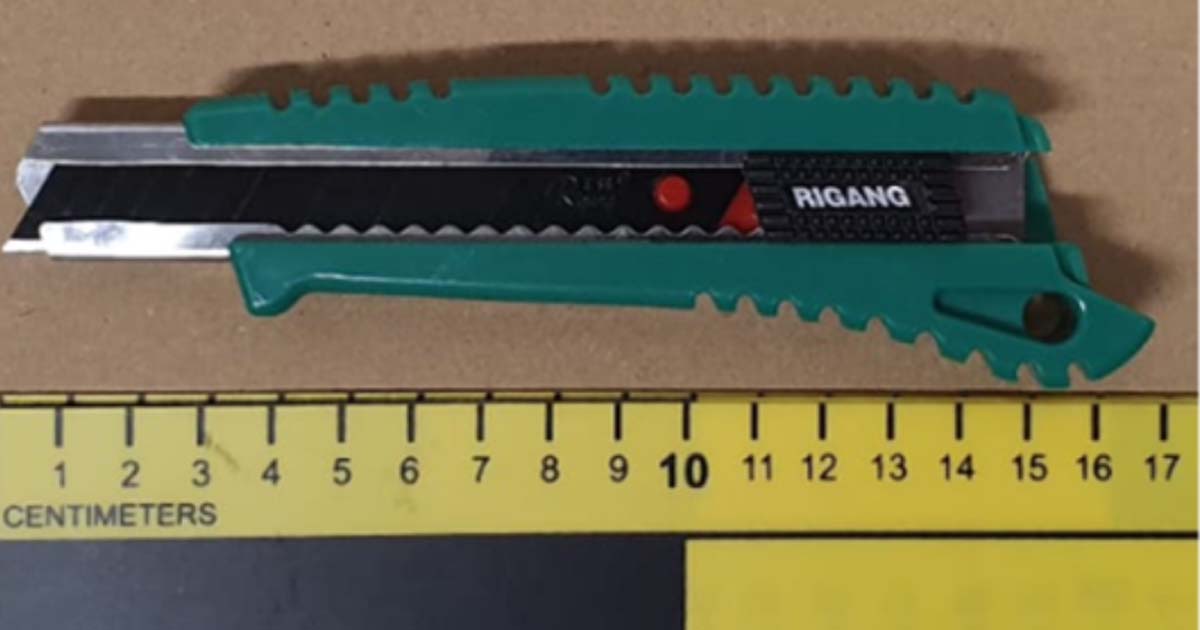 MAN SLASHED BY PEN KNIFE ALONG BEACH ROAD, 50 Y.O ARRESTED