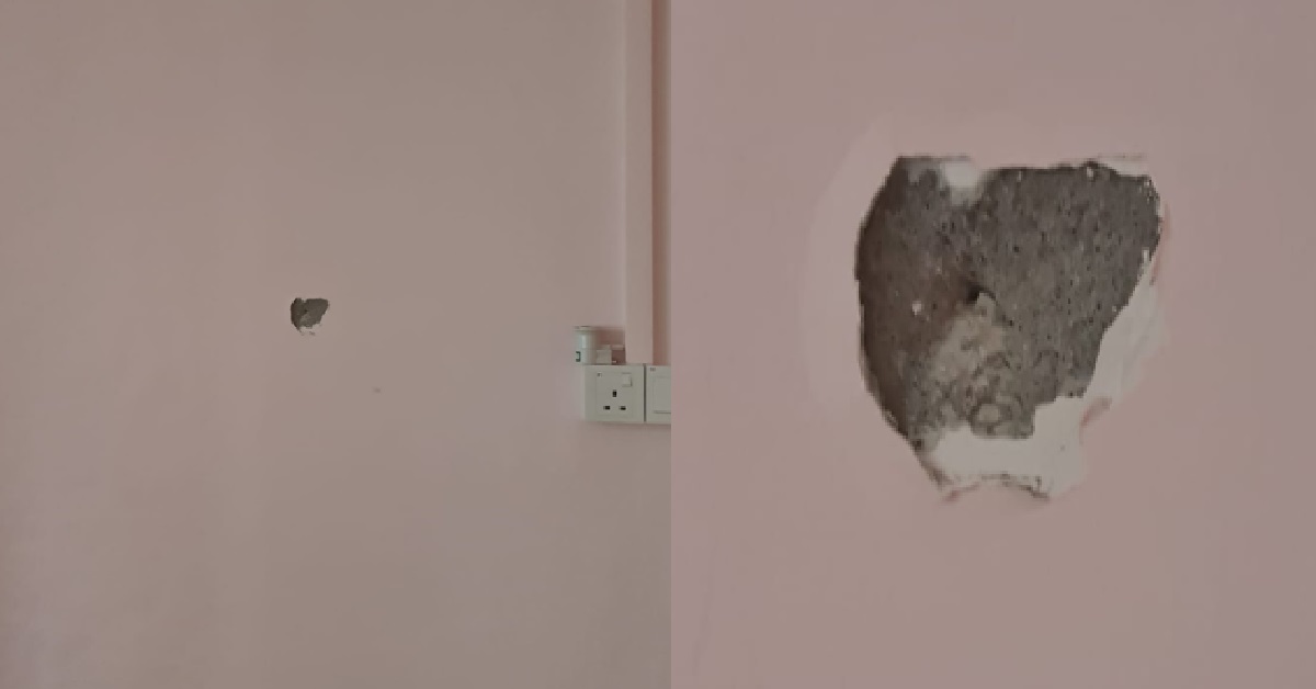 WOMAN RENOVATED HER HOME, CAME BACK AND FOUND ONE BIG HOLE ON THE WALL