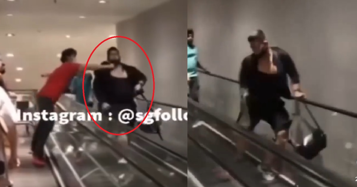 AH BUI ROBBED WOMAN AT SHOPPING MALL, BUT CAN’T RUN & TAKEN DOWN BY PASSERS-BY