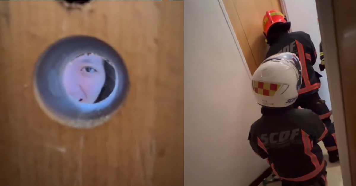 WOMAN TRAPPED IN LOCKED TOILET FOR 2 HOURS, END UP NEED SCDF TO RESCUE HER