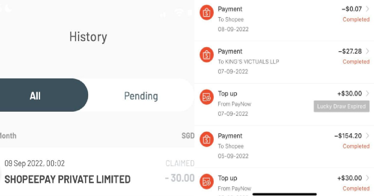 WOMAN USED PAYNOW TO TOP UP SHOPEE WALLET, MONEY DEDUCTED BUT NOT CREDITED