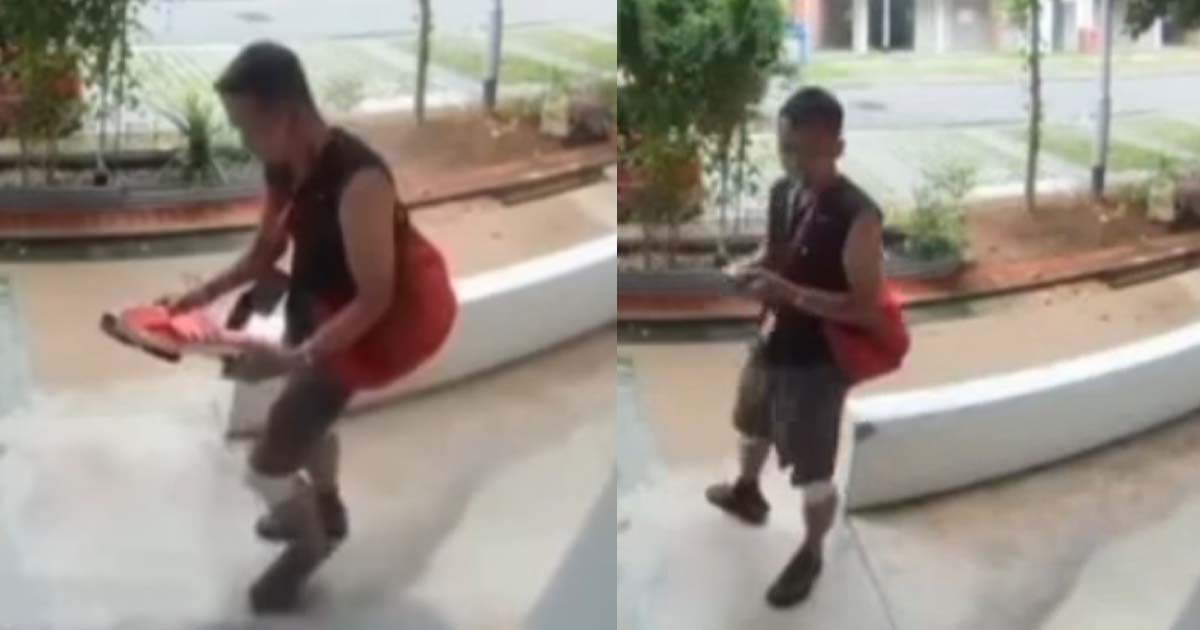 MAN STEALS SLIPPER FROM HDB UNIT, NETIZENS SAY HE TAKE HOME TO SMELL