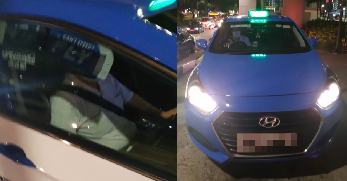 TAXI REFUSED TO MOVE OUT OF THE WAY @ TAXI STAND AFTER REJECTING PASSENGER