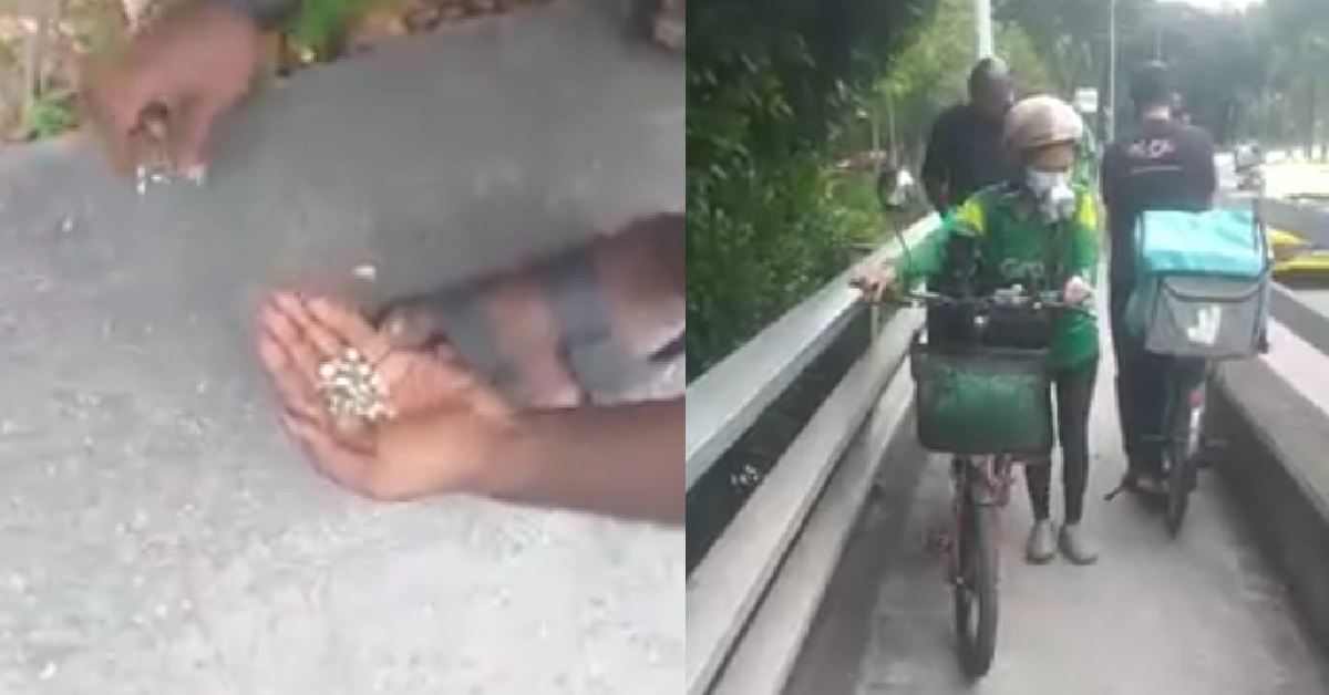 THUMBTACKS FOUND ON YISHUN PCN, FOOD DELIVERY RIDERS SUFFERED PUNCTURED TIRES