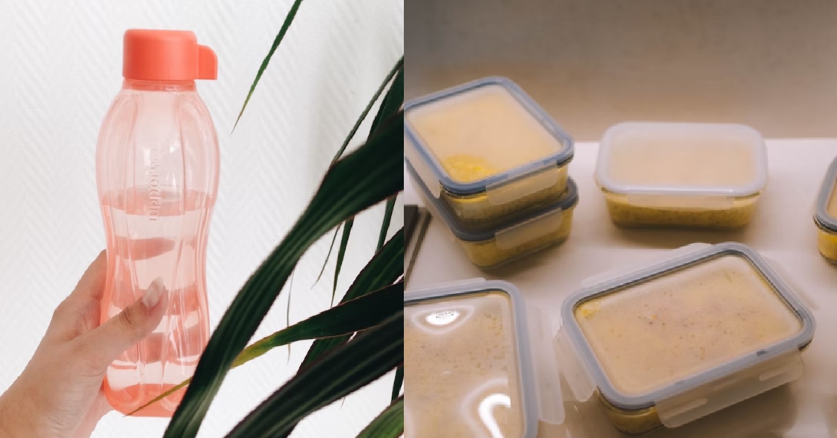 GUY PEES INSIDE TUPPERWARE SO HE DOESN’T WAKE GIRLFRIEND UP AT NIGHT
