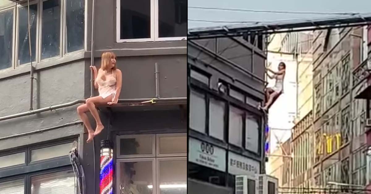 THAI “LADY” WHO ESCAPED THE HK POLICE BY CLIMBING WINDOWS IS A MAN