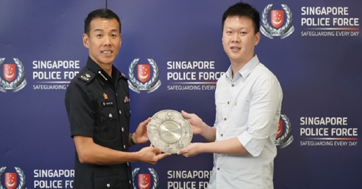 MAN AWARDED FOR HELPING POLICE TO CATCH LOAN SHARK WHO HARASSED HIS NEIGHBOUR