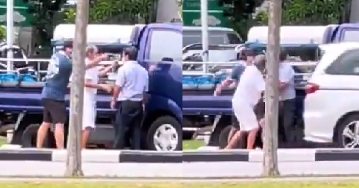 AH BENG SHOUTS AND ATTACKS LORRY DRIVER AFTER ALLEGED COLLISION